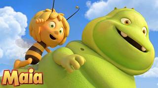 Maia monta uma lagarta gigante! 🐛 Abelha Maia 🐝 Episódios completos | Desenhos animados