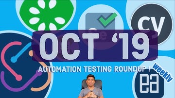 Automation Testing Roundup - Oct 
