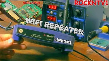 lINKSYS REPEATER WRT54G WIFI BOOSTER FIX ROUTER