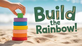 Building a Rainbow Tower! 🧱 | Color Sorting & Stacking