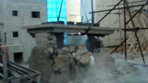 School Model Stone Masonry Shake Table