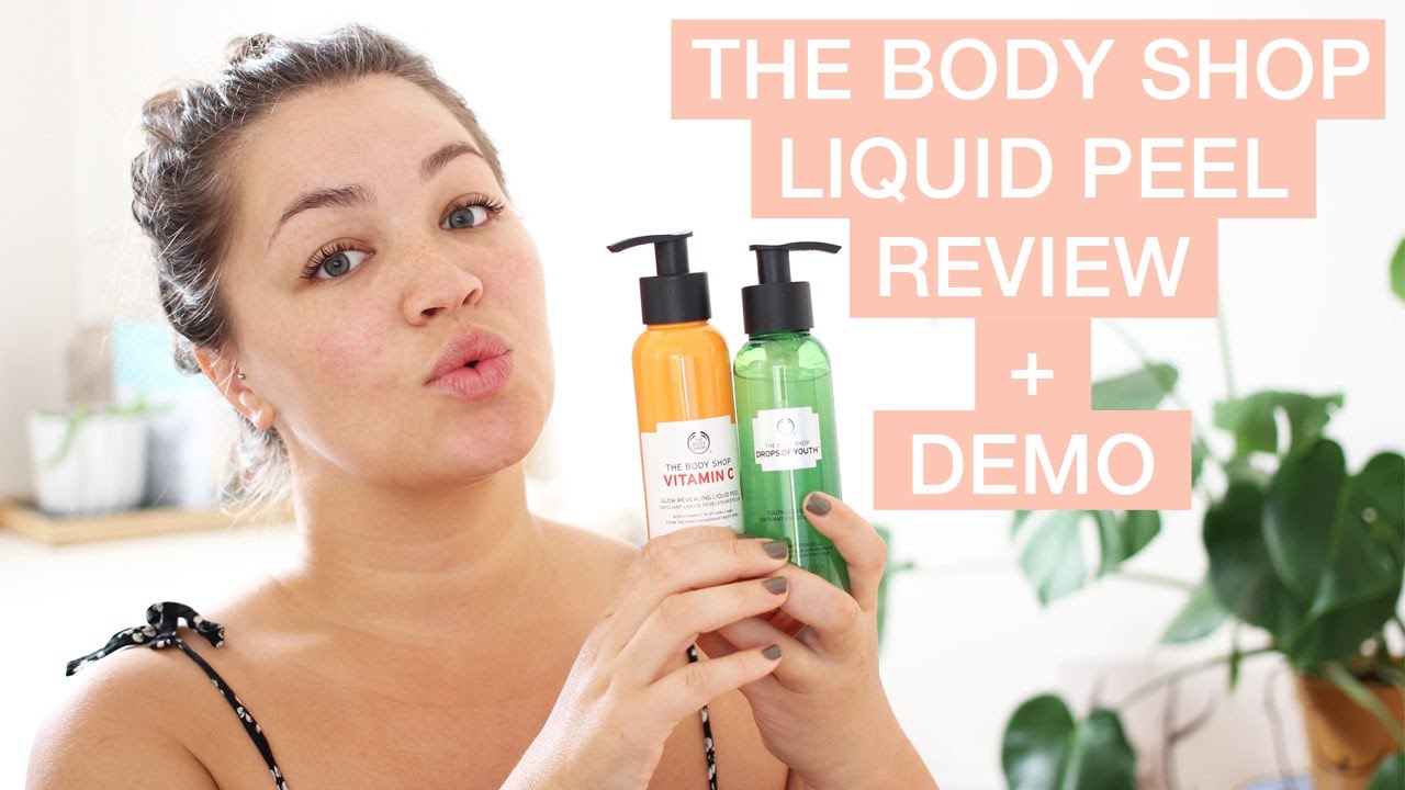 THE BODY SHOP LIQUID PEEL REVIEW DEMO LeChelle Taylor YouTube