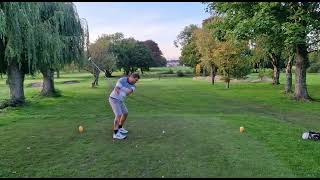 Chester Upton Golf nasty shot between tree over pond smasher by Marc Lewis 105 views 1 year ago 10 seconds