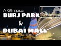 A GLIMPSE | BURJ PARK & DUBAI MALL UAE