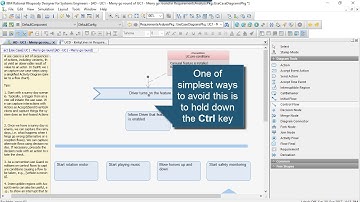 Rhapsody Tip #26 - Avoiding kinky lines, e.g., when drawing activity diagrams (Simple)