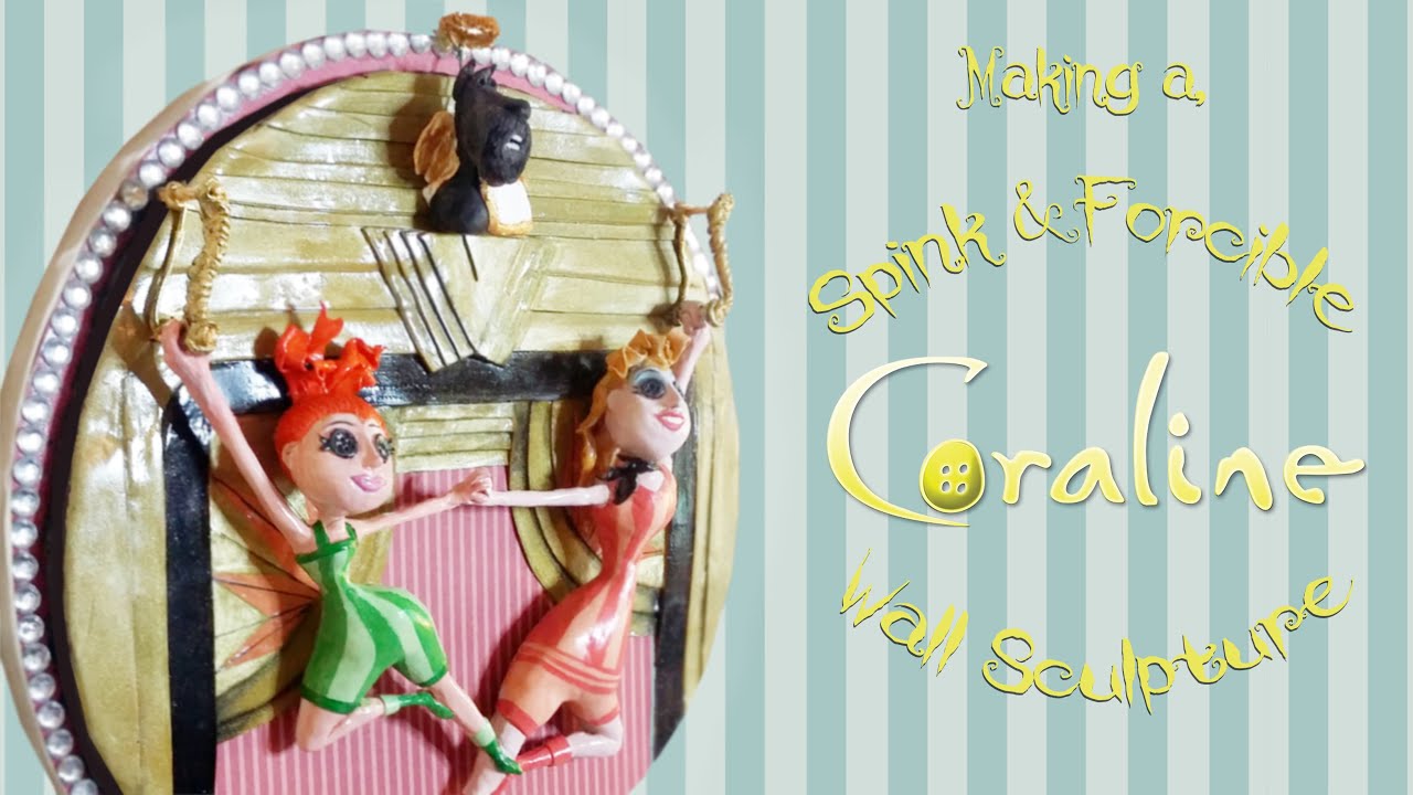 Making a Coraline Spink and Forcible Wall Sculpture.