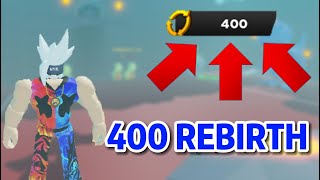 *New* Over 400 rebirth on Roblox Strongman Simulator !