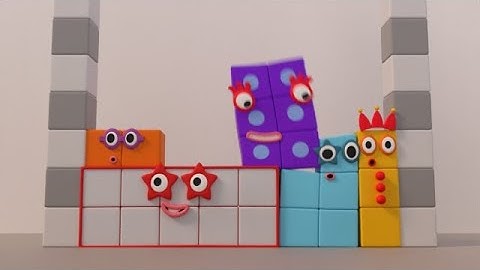 Numberblocks Tetris Animation | Softbody Tetris 6