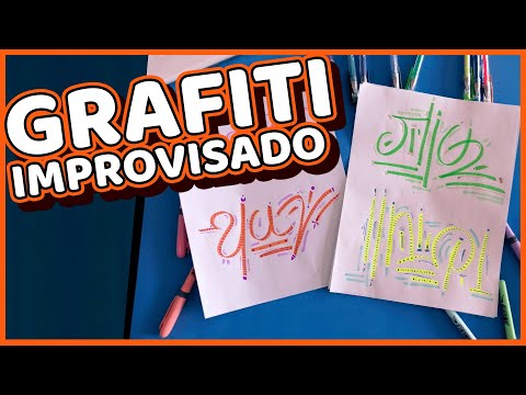 Crea GRAFITIS fácilmente con Resaltadores | Arte Track