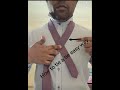 How to tie a tie easy way mirrored  slowly viral    trending    lifestyle