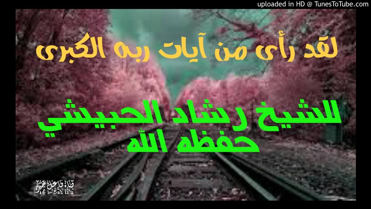 لقد رأى من آيات ربه الكبرى _ محاضرة _ للشيخ رشاد الحبيشي حفظه الله