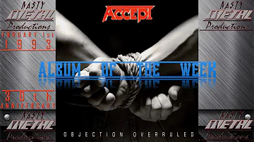 NMP | Album Of The Week #193 | Objection Overruled (1993) by Accept