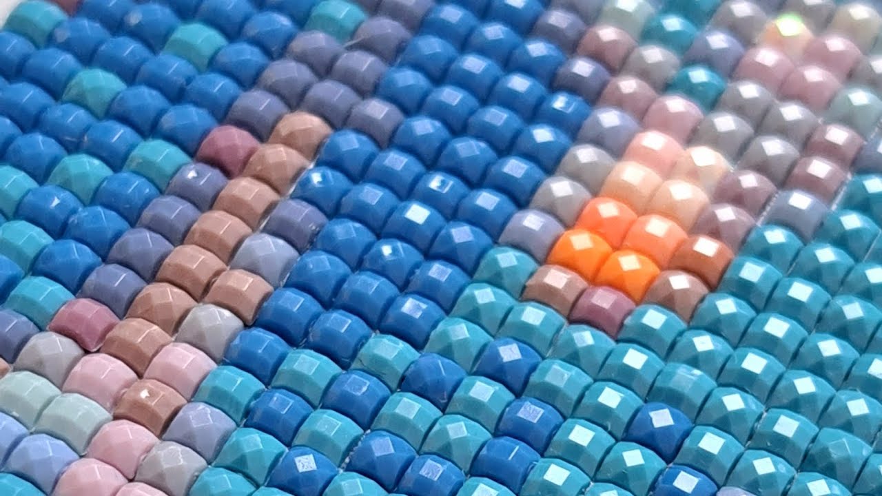 ASMR Diamond Painting - Relaxing & Satisfying - Compilation - Real Time ...