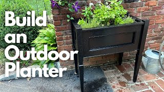 Build a Wooden Planter Box - Basic Woodworking Project