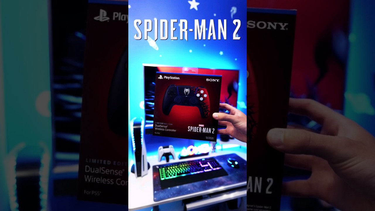 PS5 Spider-Man 2 Game with DualSense Controller 