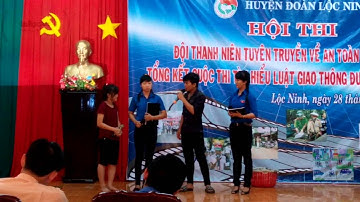 Thi " tuyen truyen ve ATGT"- PTDTNT Loc Ninh