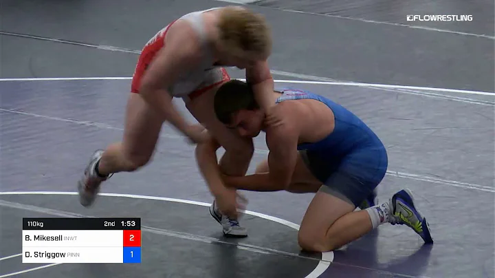 110 Kg Semifinal Braxton Mikesell INWTC Vs Daniel ...