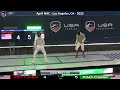 FINALS - Junior Men's Foil  -  (  Kim v Kao  ) -April NAC - Los Angeles, CA - 2025