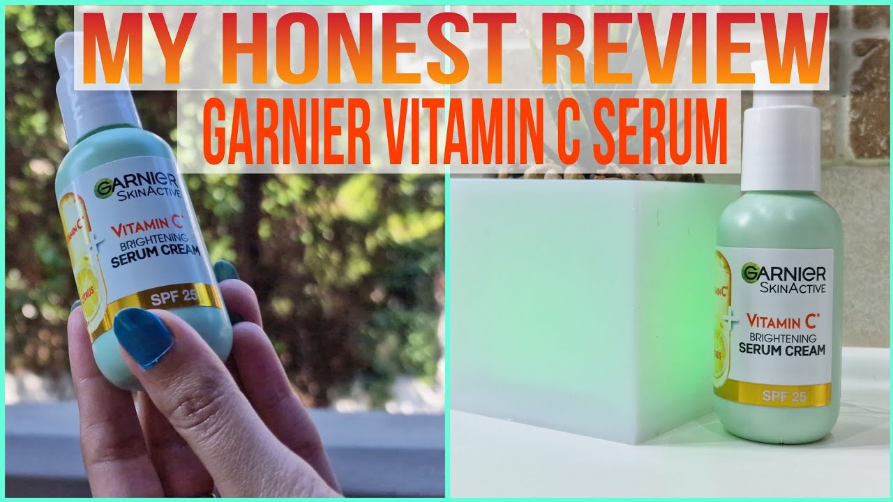 Vitamin C serum kaise use karein Garnier Vitamin C serum review YouTube