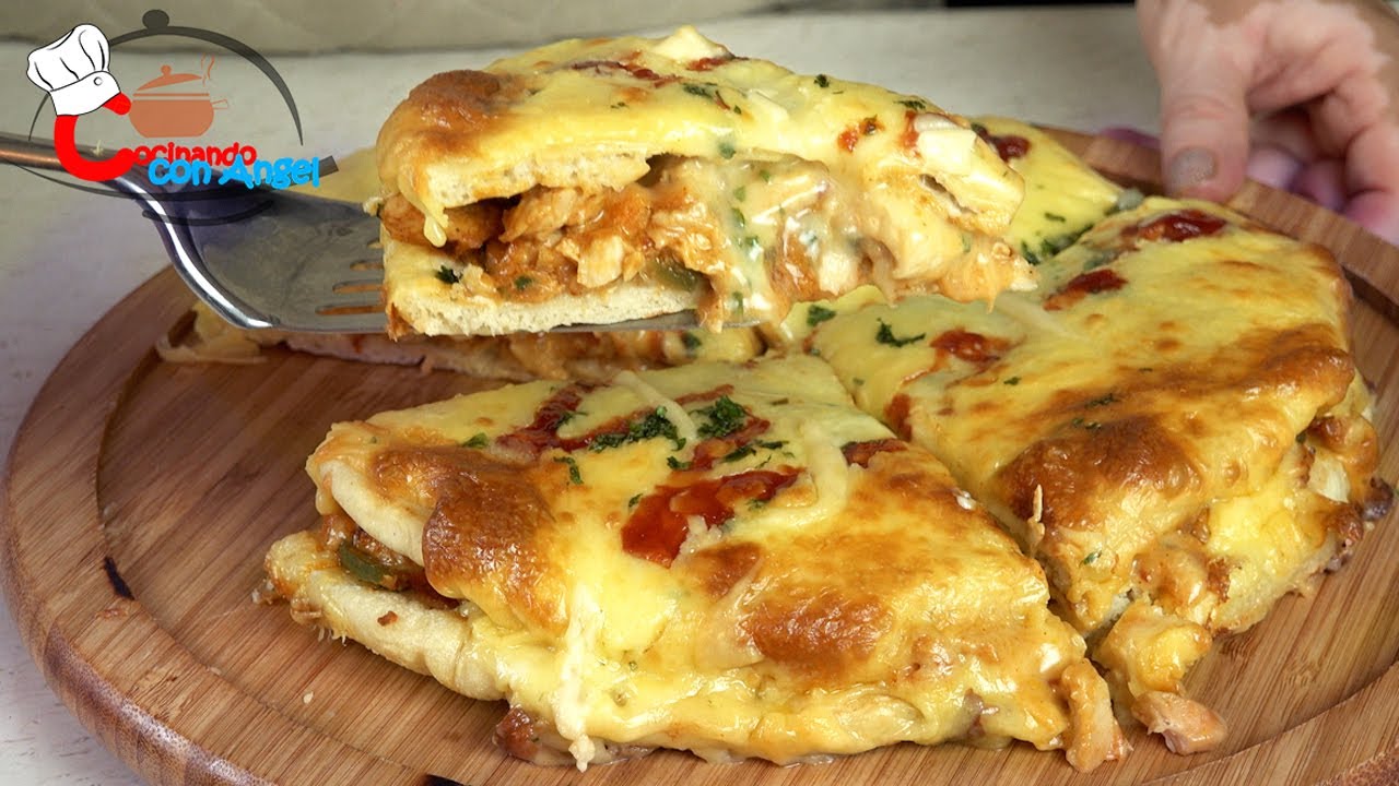 Te Presento Tu Receta FAVORITA Pizza Rellena - YouTube