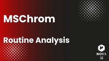 Mnova 15 - MSChrom LCMS Routine Analysis
