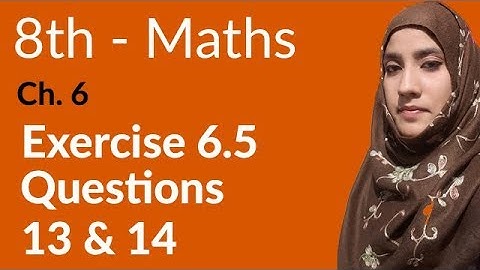 8th Class Math, Factorization,Simultaneous Equations Ex 6.5 Q 13 & 14 - 8th Class Maths