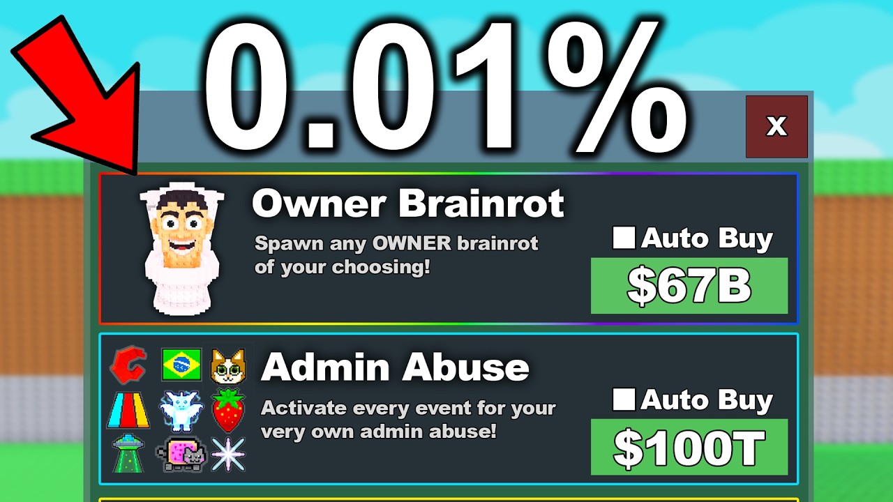 Starting Over But You Can Unlock OWNER Items!