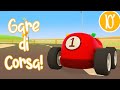 Le Corse dei Go Kart! Le Macchinine da Corsa e i Grandi Veicoli! Compilation cartoni animati