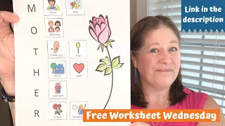 Free Worksheet Wednesday Mother s Day poem
