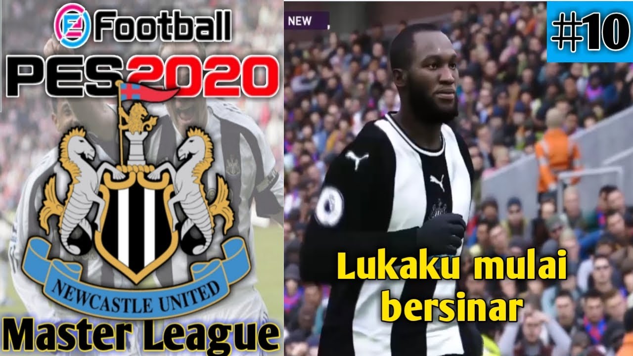 Big match, Newcastle vs Manchester United. PES 2020  