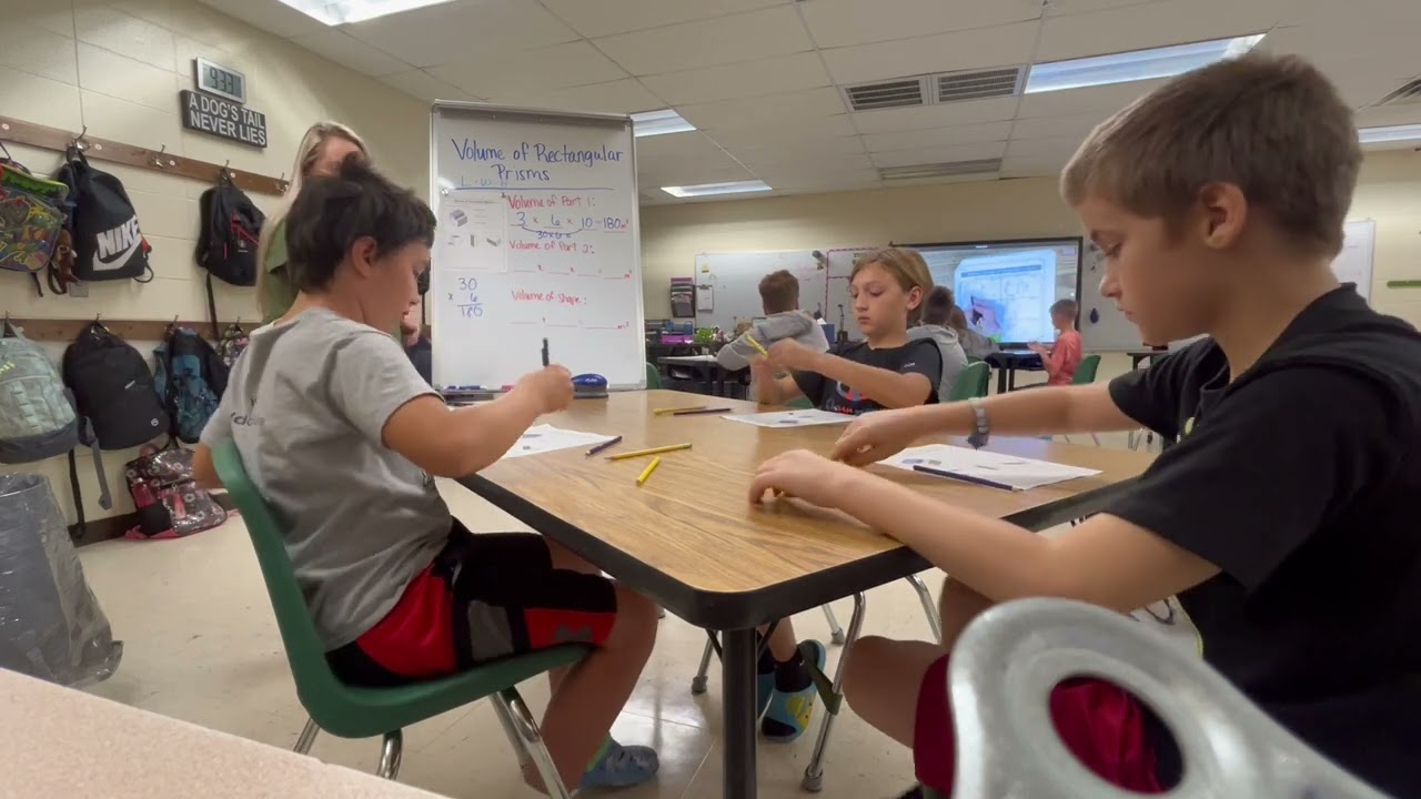 Small Group Video Volume of Rectangular Prisms