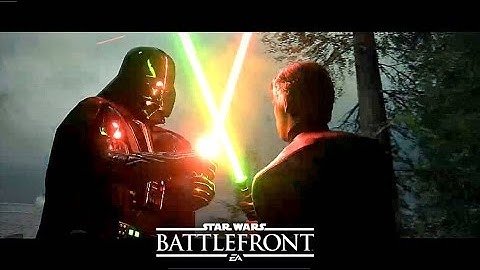 Star Wars Battlefront: Luke VS. Vader Cinematic Battle 1