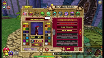Wizard101 getting the commander robe!