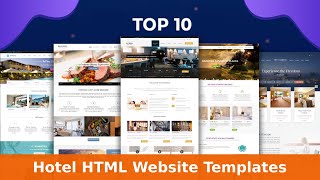 Top 10 Best Hotel HTML Website Templates | Download Hotel Web Templates | Wpshopmart
