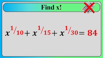 Nice Square Root Math Simplification | Find the Value of X