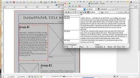 Scribus Template Overview