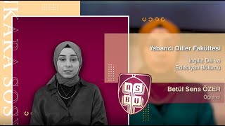Öğrencilerimizden Betül Sena Özer Asbü İngiliz Dili Ve Edebiyatı Ünü Anlatıyor. Resimi