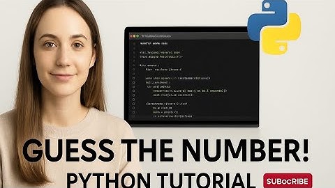 Guess the Number Game using Python | Fun Beginner Project | #PythonTutorial #NumberGuessingGame
