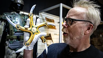 Adam Savage Wields The Glaive from Krull!