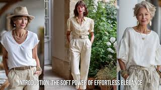 Effortless Parisian Summer Style for Women Over 40 | Minimal Elegance Inspired by Chloé