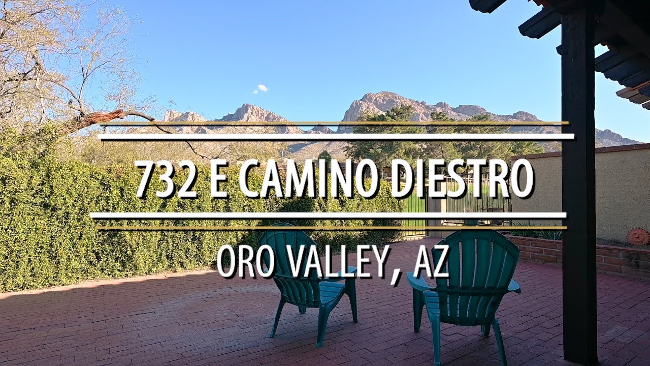 Townhome For Sale in Oro Valley, AZ 732 E Camino Diestro YouTube