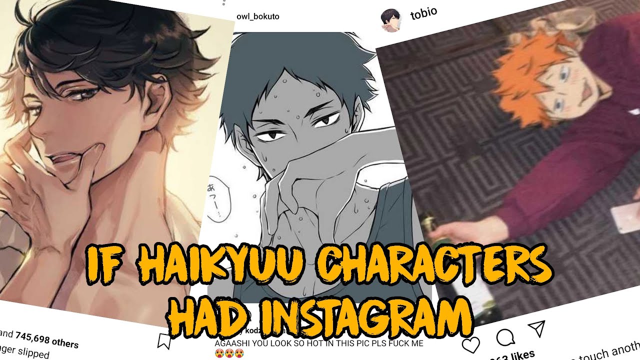 𝗶𝗳 𝗵𝗮𝗶𝗸𝘆𝘂𝘂 𝗰𝗵𝗮𝗿𝗮𝗰𝘁𝗲𝗿𝘀 𝗵𝗮𝗱 𝗶𝗻𝘀𝘁𝗮𝗴𝗿𝗮𝗺 II 𝗵𝗮𝗶𝗸𝘆𝘂𝘂!! 𝗶𝗻𝘀𝘁𝗮𝗴𝗿𝗮𝗺