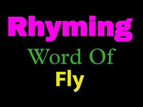 Fly rhyming words | Rhyming words of Fly | Fly ka rhyming word | Rhyming Words