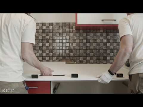 Video: Kā ar savām rokām uzstādīt galda virsmu: uzstādīšanas iespējas