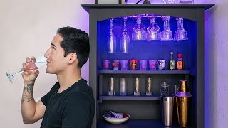 Flipping a Bookshelf into a LED Bar | DIY Bar Idea EP 2 Furniture Flipping