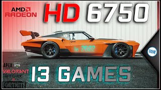 AMD radeon™ HD 6750 1gb DDR5 in 13 Games | 2022