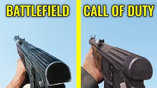 Battlefield 5 2020 vs Call of Duty WW2 - Weapons Comparison