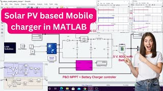 PV Charger | Solar PV based Mobile charger in MATLAB screenshot 1