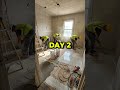 Watch Bedroom Floor Become Pure Luxury 😱 🤯 #renovation #epoxyfloor #timelapse #epoxy