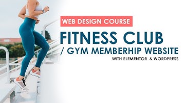 [3] Gym Membership / Fitness Club Website Design Tutorial